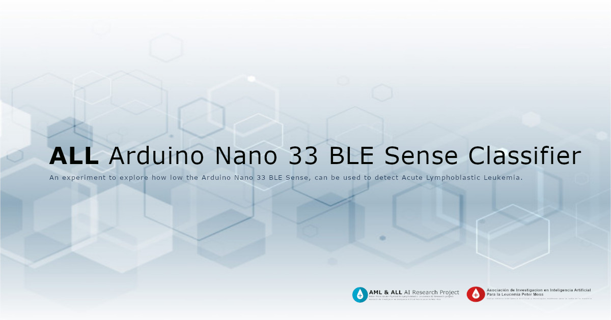 ALL Arduino Nano 33 BLE Sense Classifier